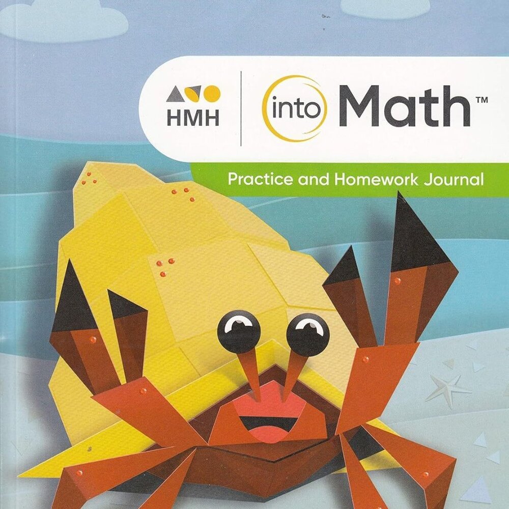 HMH into Math: Practice & Homework Journal Grade 1 Homeschooling Workbook